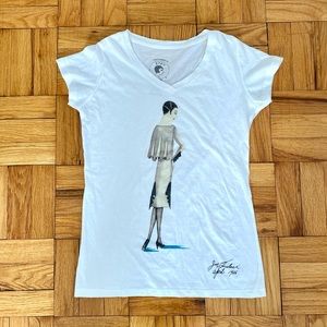 Fondrisi 1926 cotton Tshirt with vintage print.